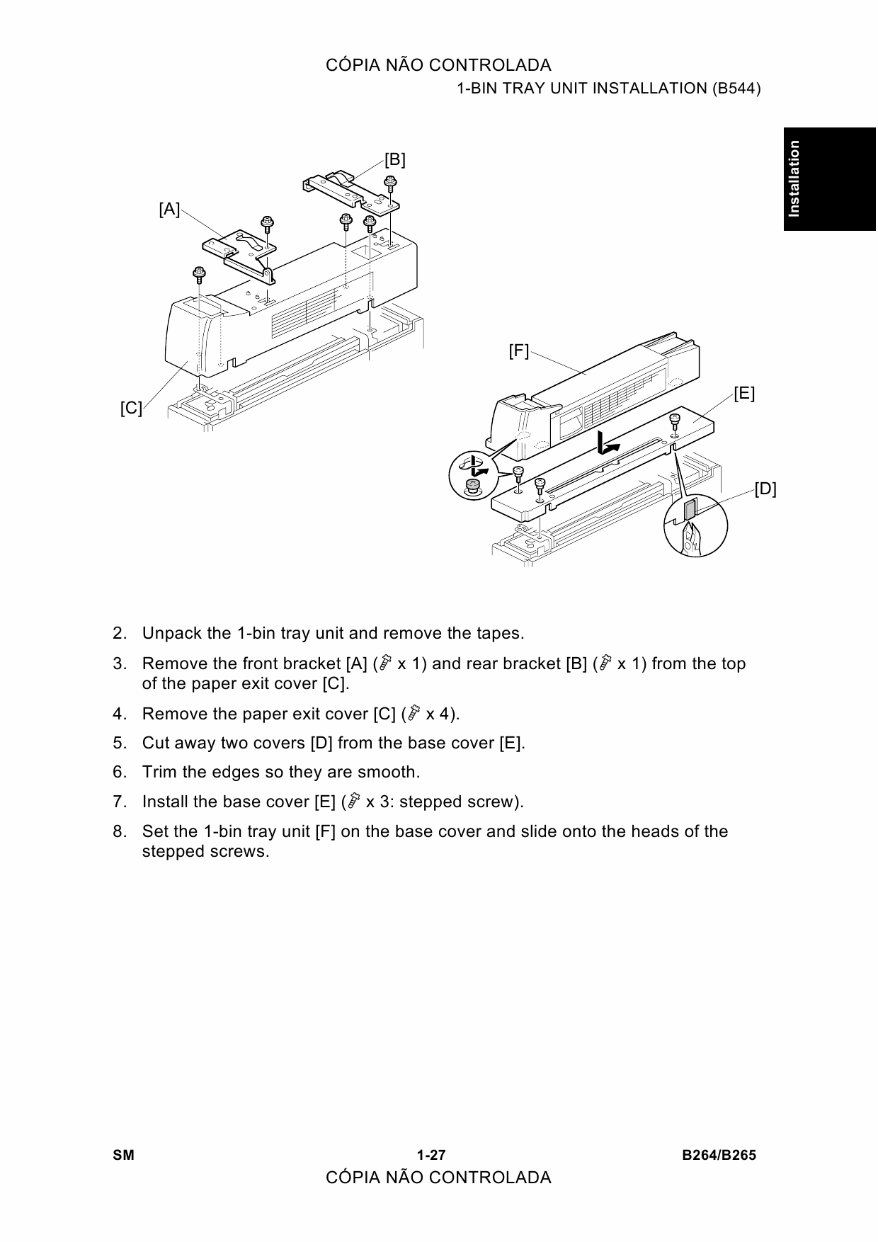 RICOH Aficio 3035 3045 B264 B265 Service Manual-4